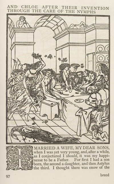 Daphnis und Chloe, Longus (Druck) von School English