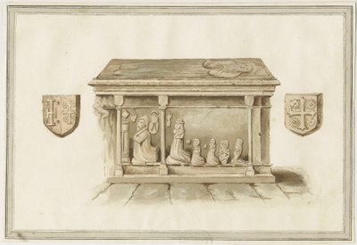 Eccleshall Kirche - Grab von Bischof Bentham von School English