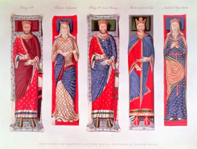 Heinrich II., Eleonore von Aquitanien, Richard I. und Isabella von Angoulême von School English