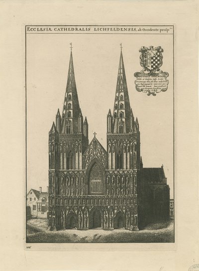 Lichfield Kathedrale - Westfront von School English