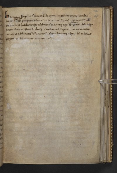 Thureth; Angelsächsischer Gesetzeskodex VI Æthelred, in Latein und Altenglisch, Cotton MS Claudius A III f.35r von School English