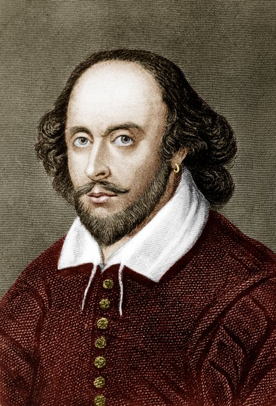 William Shakespeare (Farbstich) von School English