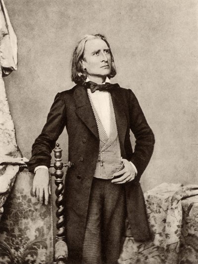 Franz (Ferencz) Liszt (1811-1886) von School Hungarian