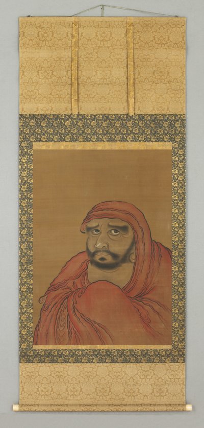 Großer Kopf mit Draperie (von Daruma) von Japanese School