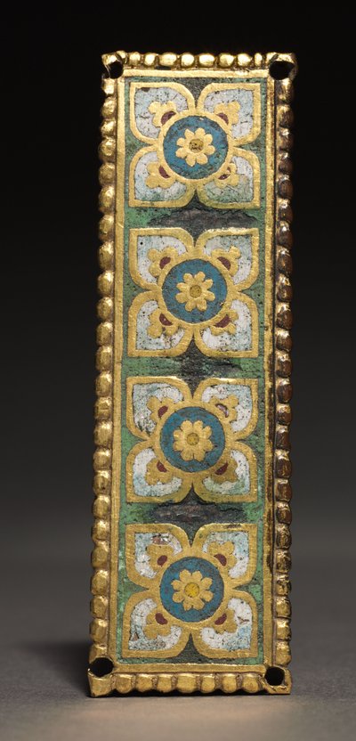Plakette, wahrscheinlich von einem Reliquienschrein, ca. 1200-1250 von School Mosan