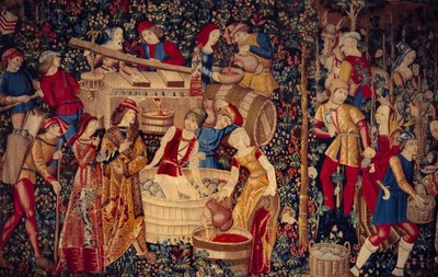 Ernteszene (Detail links) von School Netherlandish