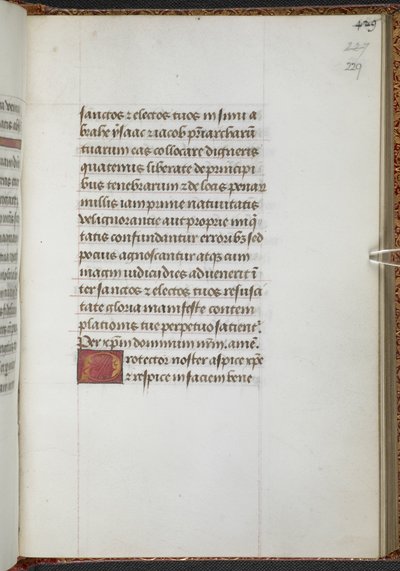 Könige 9, f.229r, Stundenbuch, Gebrauch von Sarum (