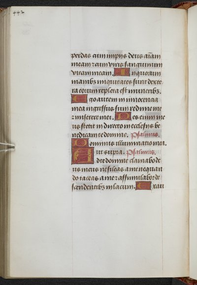 Könige 9, f.235v, Stundenbuch, Gebrauch von Sarum (