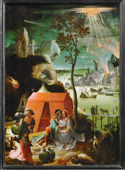 Lot und seine Töchter von School Netherlandish