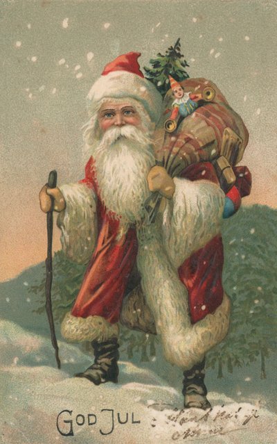 Norwegische Weihnachtskarte von School Norwegian