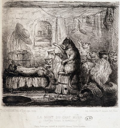 Der Tod der Katze Murr (aus Hoffmanns Erzählungen) - Zeichnung, Portugal von School Portuguese