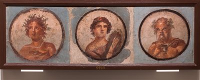 Medaillonporträts, Pompeji von School Roman