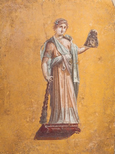 Melpomene, Pompeji von School Roman