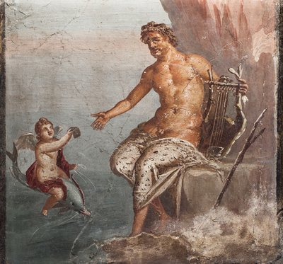 Polyphem und Galatea, Herculaneum von School Roman