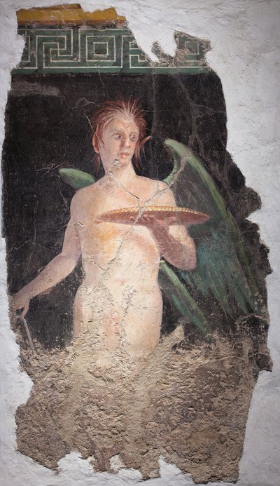 Geflügeltes Genie, Boscoreale von School Roman