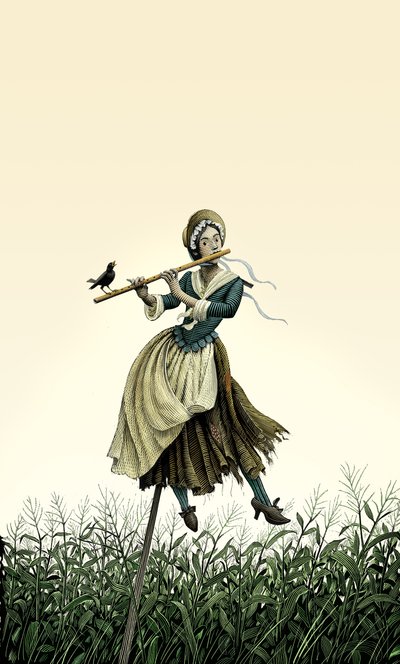Barocker Flötist Vogelscheuche, 2007 von Scott McKowen