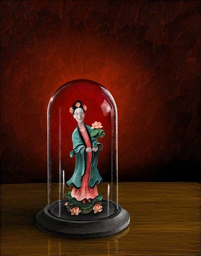 Die chinesische Dame von Scott McKowen