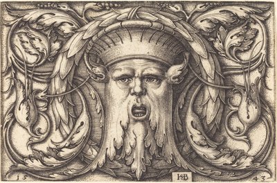 Ornament mit einer Maske von Sebald Beham