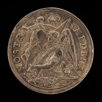Engel mit den Leidenswerkzeugen [Rückseite], 1631 von Sebastian Dadler