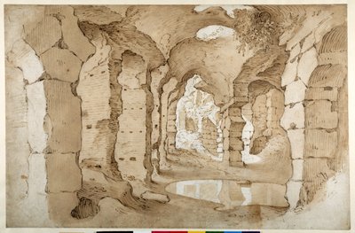 Innerhalb der Ruinen des Kolosseums von Sebastian Vrancx