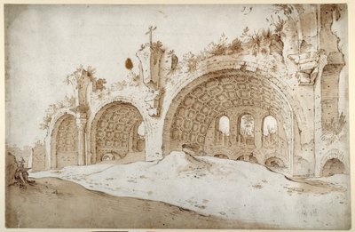 Die Basilika von Konstantin und Maxentius von Sebastian Vrancx