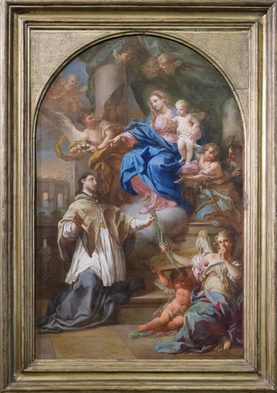 Madonna mit Kind und Heiliger Johannes von Nepomuk von Sebastiano Conca