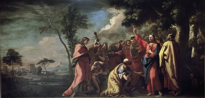Christus übergibt die Schlüssel an St. Peter von Sebastiano Ricci