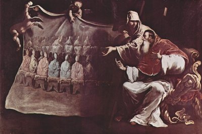 Papst Paul III. beseelt vom Glauben an das ökumenische Konzil von Sebastiano Ricci