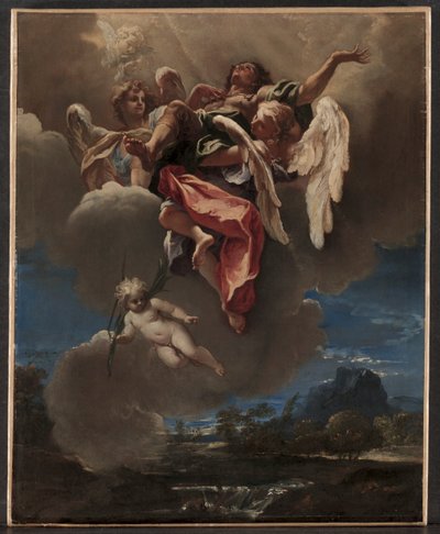 Studie für "Eine Apotheose eines Heiligen" (für San Bernardino dei Morti, Mailand) von Sebastiano Ricci