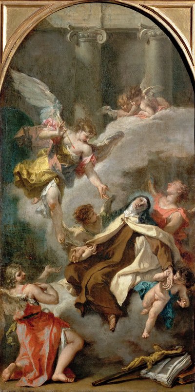 Die Vision der Heiligen Teresa von Avila von Sebastiano Ricci