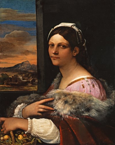 Porträt einer jungen Römerin von Sebastiano del Piombo