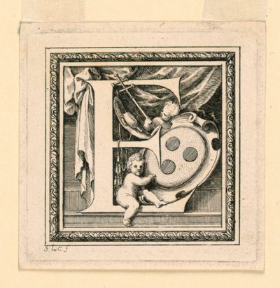 Buchstabe E, für Baluze