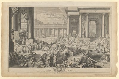 Die Akademie der Wissenschaften und der Schönen Künste von Sebastien the Elder Leclerc