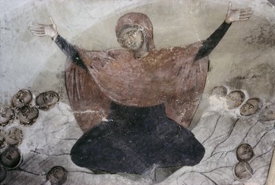 Rachel trauert um ihre Kinder, aus der Kirche St. Demetrius von Serbian School