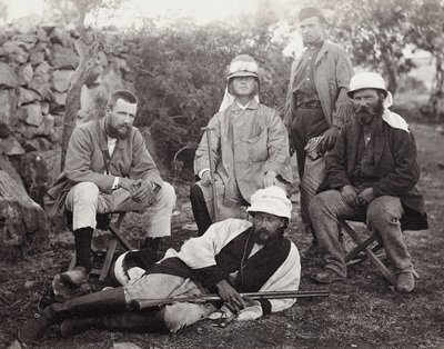 Gruppe von Entdeckern, Judäa-Distrikt, Palästina, 1867 von Sergeant Henry Phillips