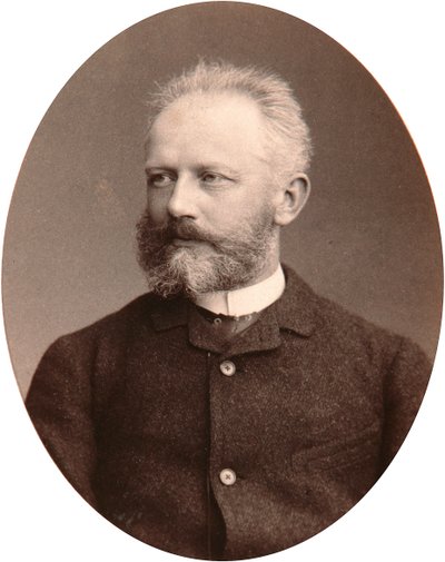 Peter Tschaikowsky, russischer Komponist, späte 19. Jahrhundert von Sergei Lvovich Levitsky