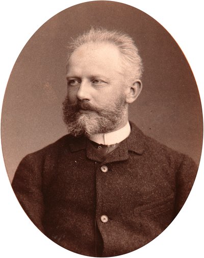 Porträt des Komponisten Piotr Tschaikowski von Sergei Lvovich Levitsky