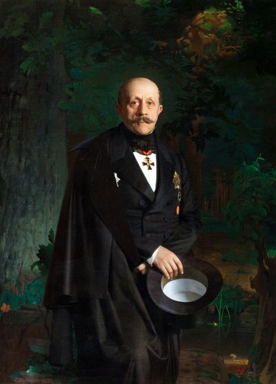 Porträt von Alexander Dmitriyevich Chertkov von Sergey Konstantinovich Zaryanko
