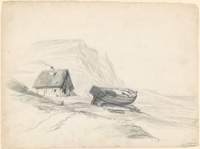 Haus und Boot am Ufer von Seth Wells Cheney