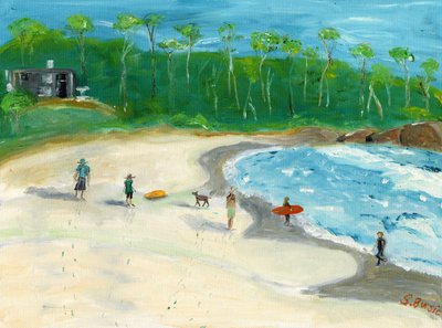 Sommer-Strandszene von Sharyn Bursic