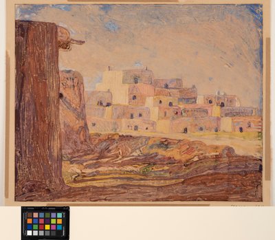 Indisches Dorf, ca. 1928 von Sherman Trease