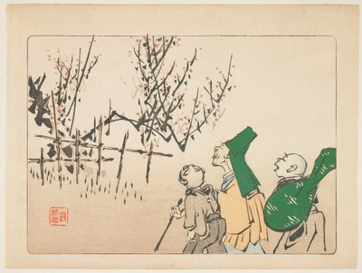 Pflaumenblüten von Shibata Zeshin