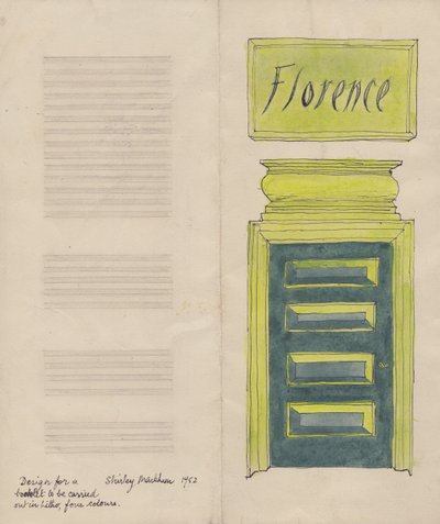 Florenz Flugblatt, 1952 von Shirley Markham