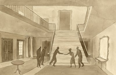 Perspektivische Zeichnung, 1951 von Shirley Markham