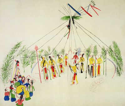 Der Shoshone-Sonnentanz von Shoshone Katsikodi School
