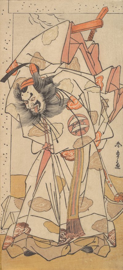 Der zweite Nakajima Mihoemon in der Rolle von Sadaijin Jihei, 1776 von Shunsho