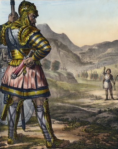 David und Goliath von Siegfried Detler Bendixen