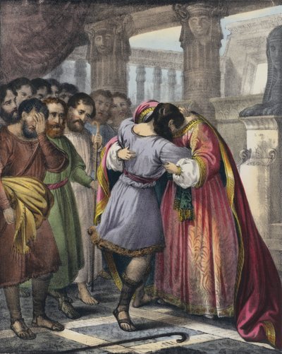 Josephs Vergebung seiner Brüder von Siegfried Detler Bendixen