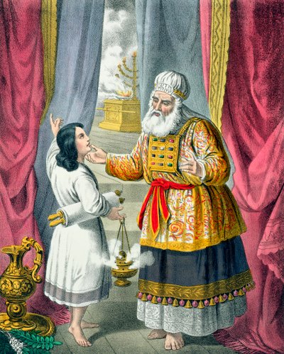 Eli befragt Samuel zu seiner Vision von Siegfried Detlev Bendixen
