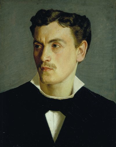 Porträt eines jungen Mannes, ca. 1855 von Silvestro Lega